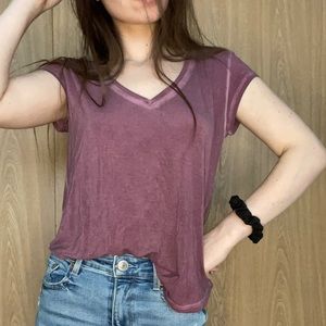 American Eagle Red/Purple TShirt (xs)